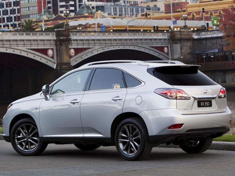  Lexus RX350 F-Sport 2012 года  (AU) (фото 3 из 14)
